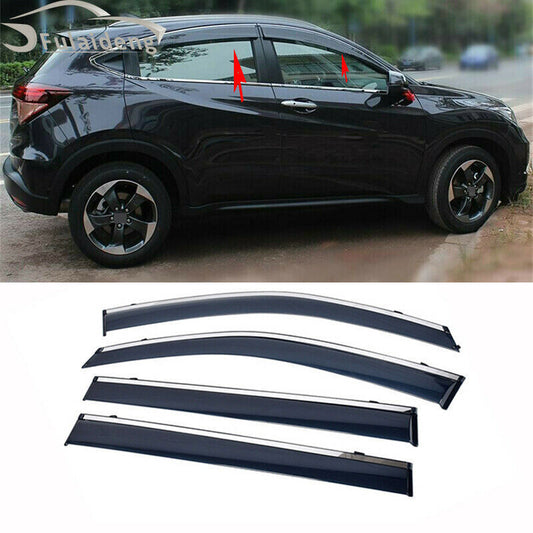for Honda HR-V Vezel 2016-2020 Window Sun Vent Visor Rain Guards Sun/rain Shield