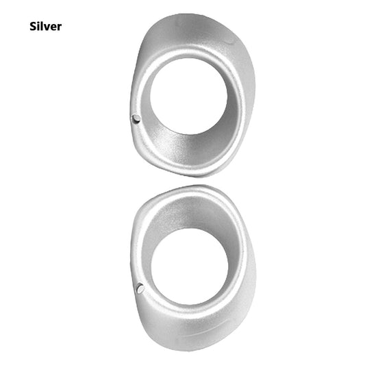 Fog Light Silver Cover Frame Bezel for Mitsubishi Outlander Chrome LR 2013-2015