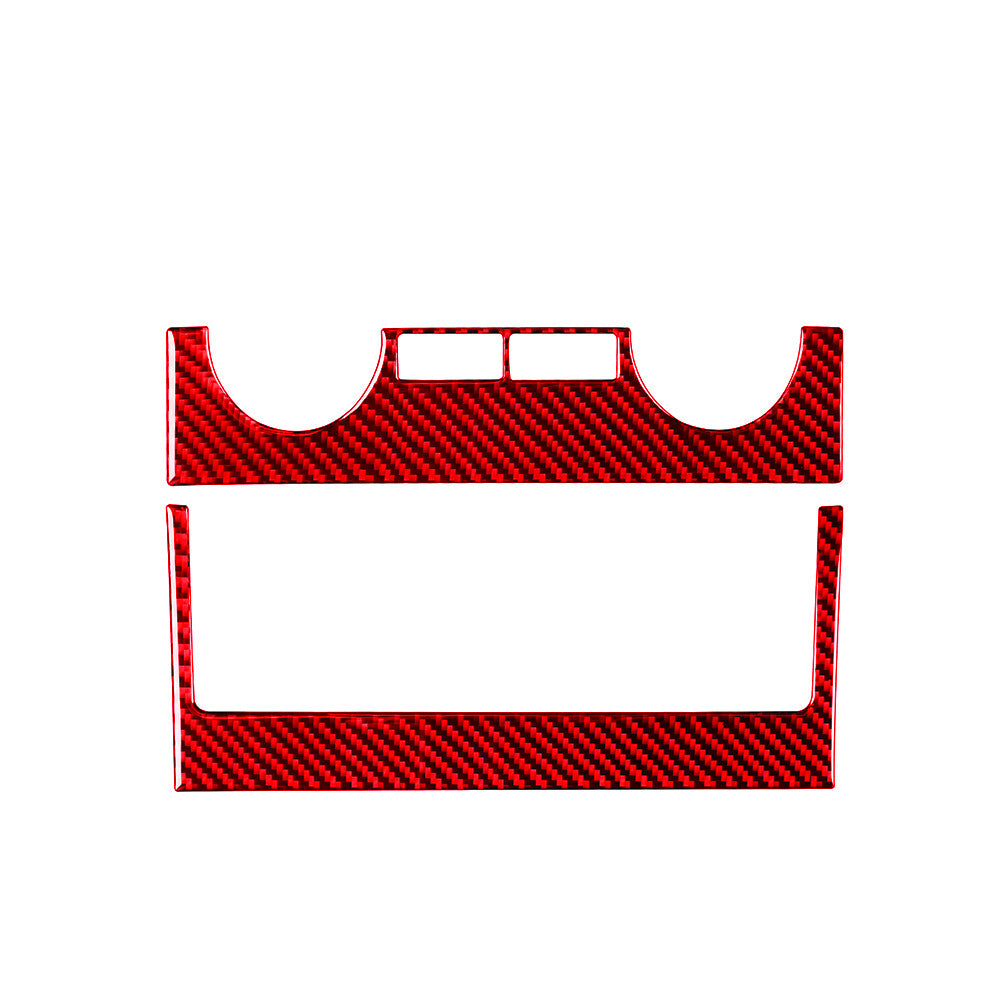 Red Carbon Fiber Interior Dashboard bottom Cover Trim Strip for Camry v