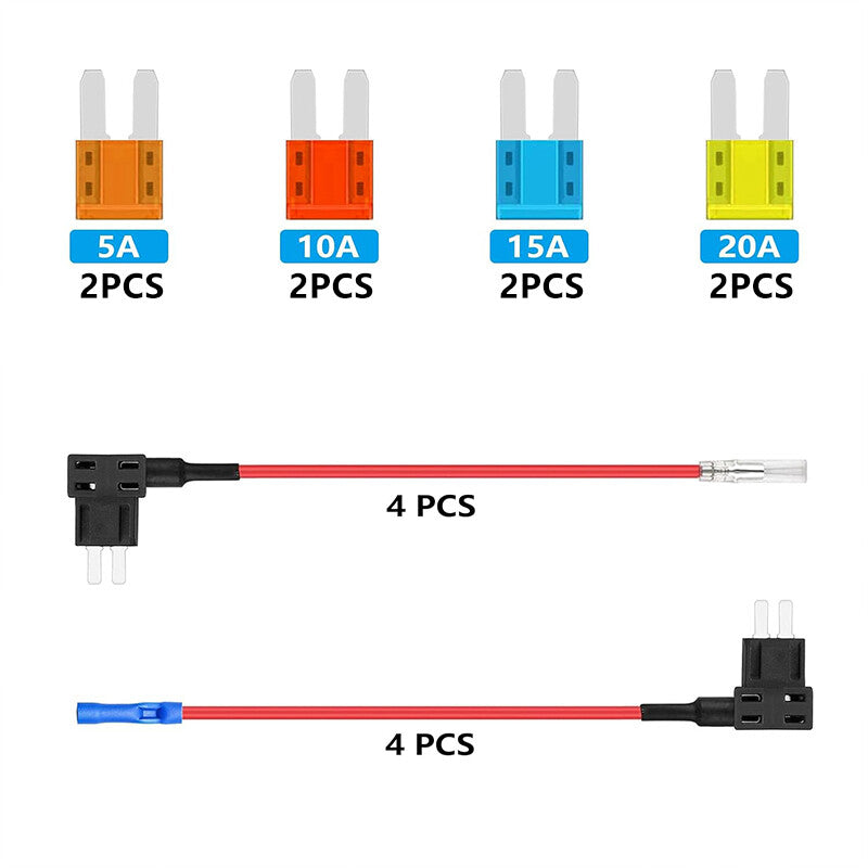 Car Micro2 Add a Circuit Fuse Tap Automotive Replacement Fuses Holder Connector
