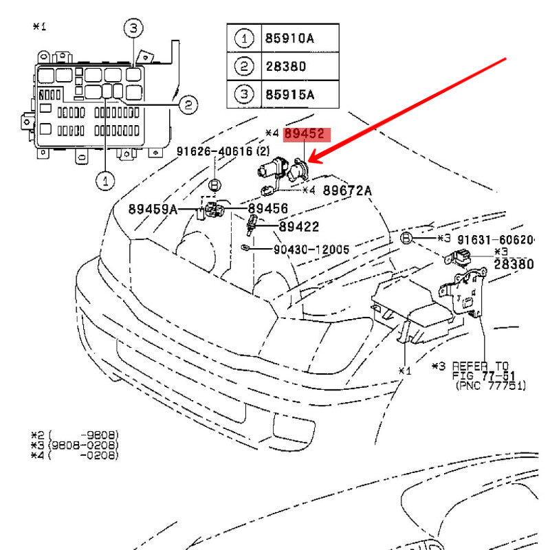 89452-30140 Throttle position sensor for Crown Tundra Sequoia Prius 198500-3240