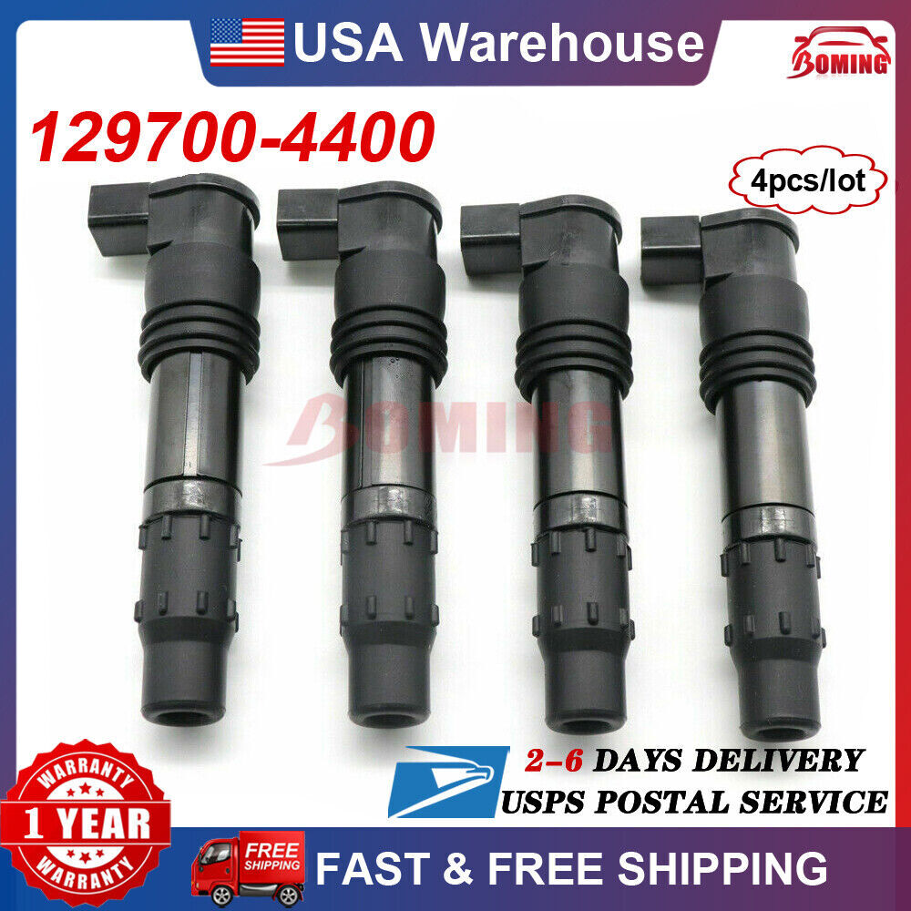 New 4PCs 129700-4400 Ignition Coil Pack for Suzuki Hayabusa GSX1300R 11-12 99-09