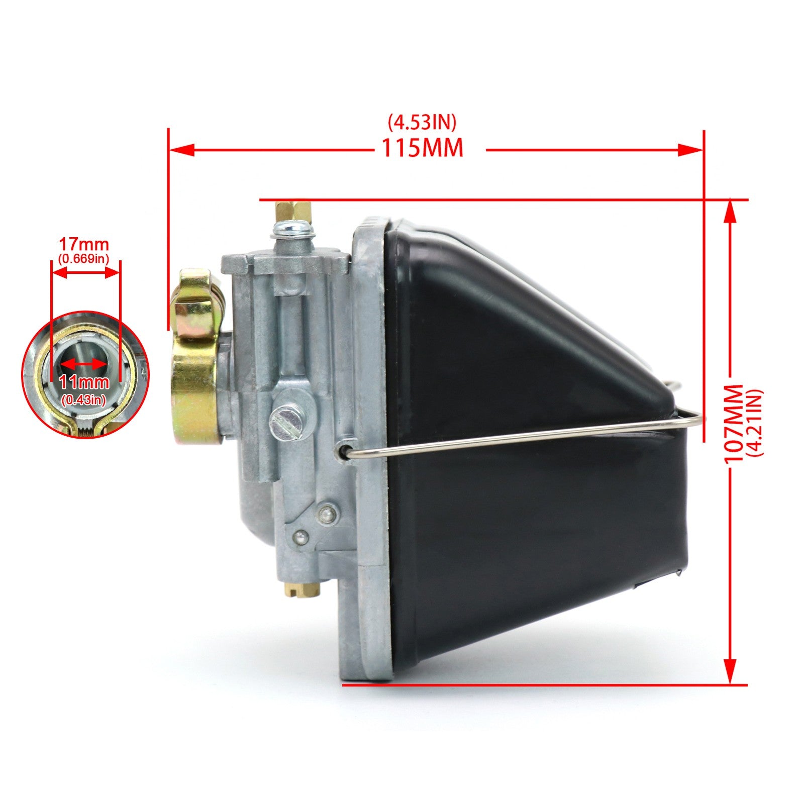 MBK 51 Carburetor 12mm 2 Stroke AR2.12.705 AV88 AV7 Carb Scooter Moped Q