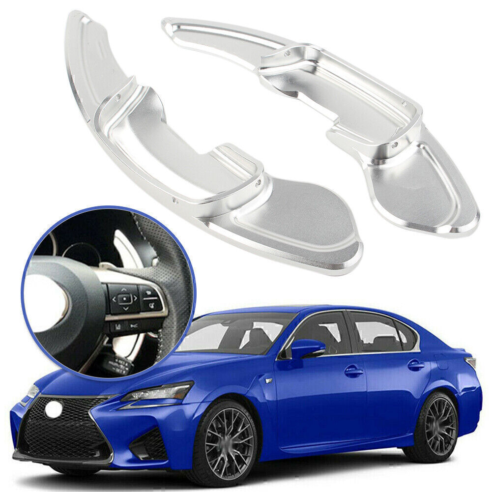 2 x Steering Wheel Shift Shifter Paddles Extension Fit for Lexus GS250 GS350 2012-16
