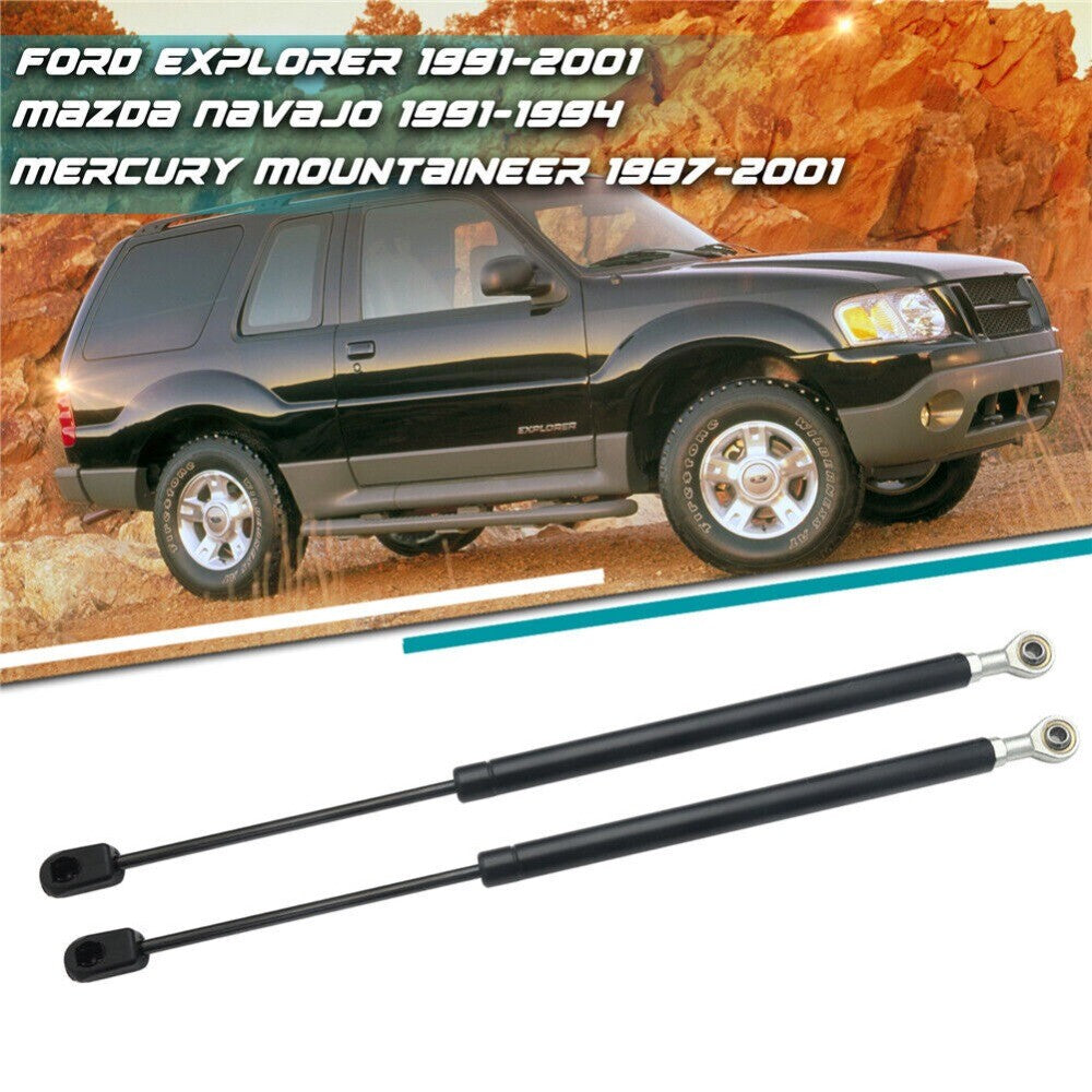 2x Rear Window Gas Struts Tailgates Trunk Supports For Explorer 1991-2001. n