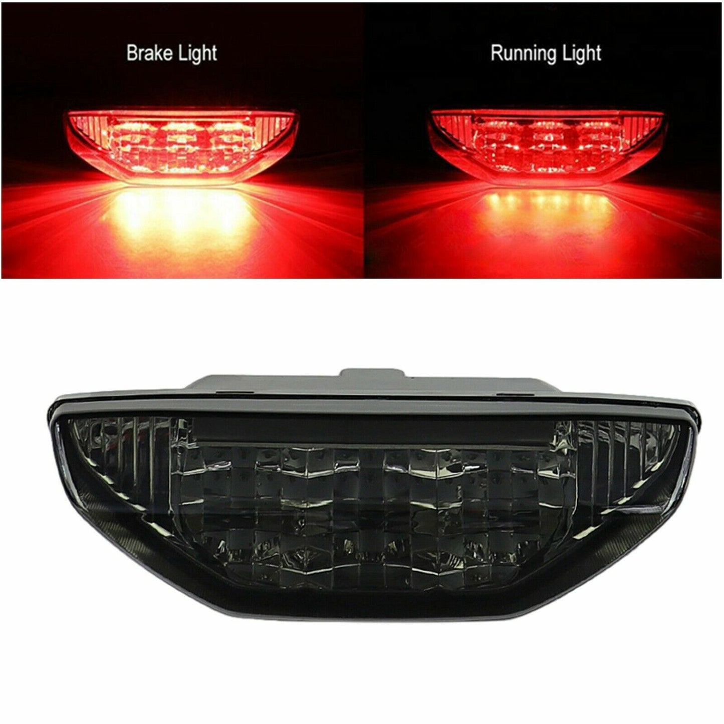 Fit for Honda TRX 250 300 400EX TRX400X 500 700 Smoked LED Brake Tail Light Lamp AT