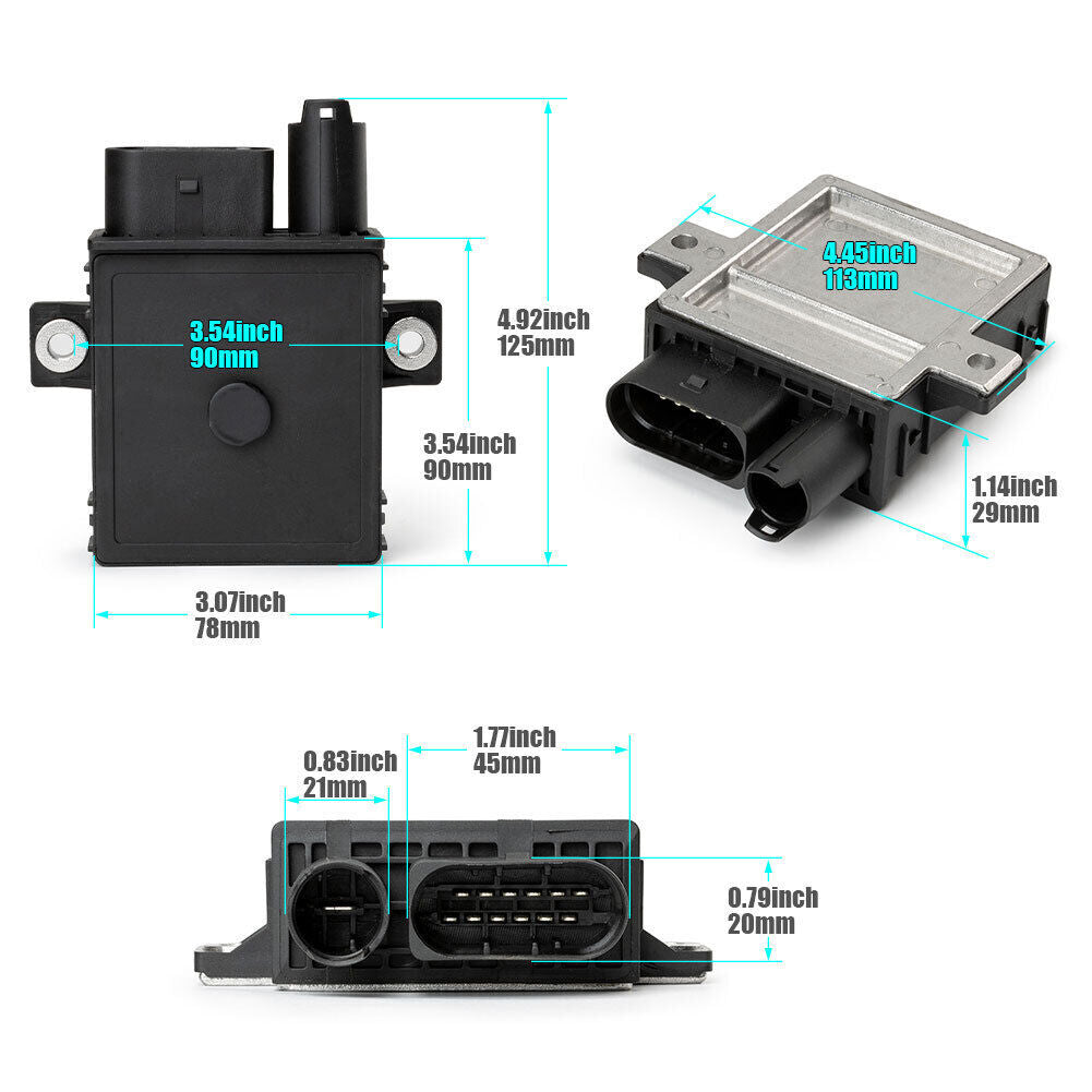Glow Plug Relay Control Unit For BMWE46 E90-E93 E60 E61 E63 E64 E65 E66 X3 X5 Q
