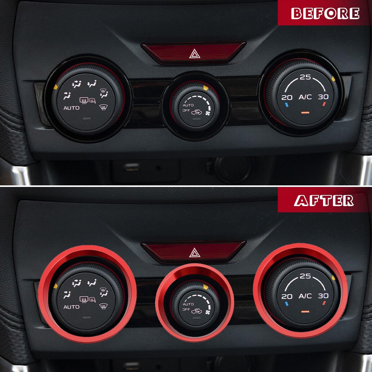 Air conditioning blade cover for Subaru Forester Crosstrek Impreza - Accessories