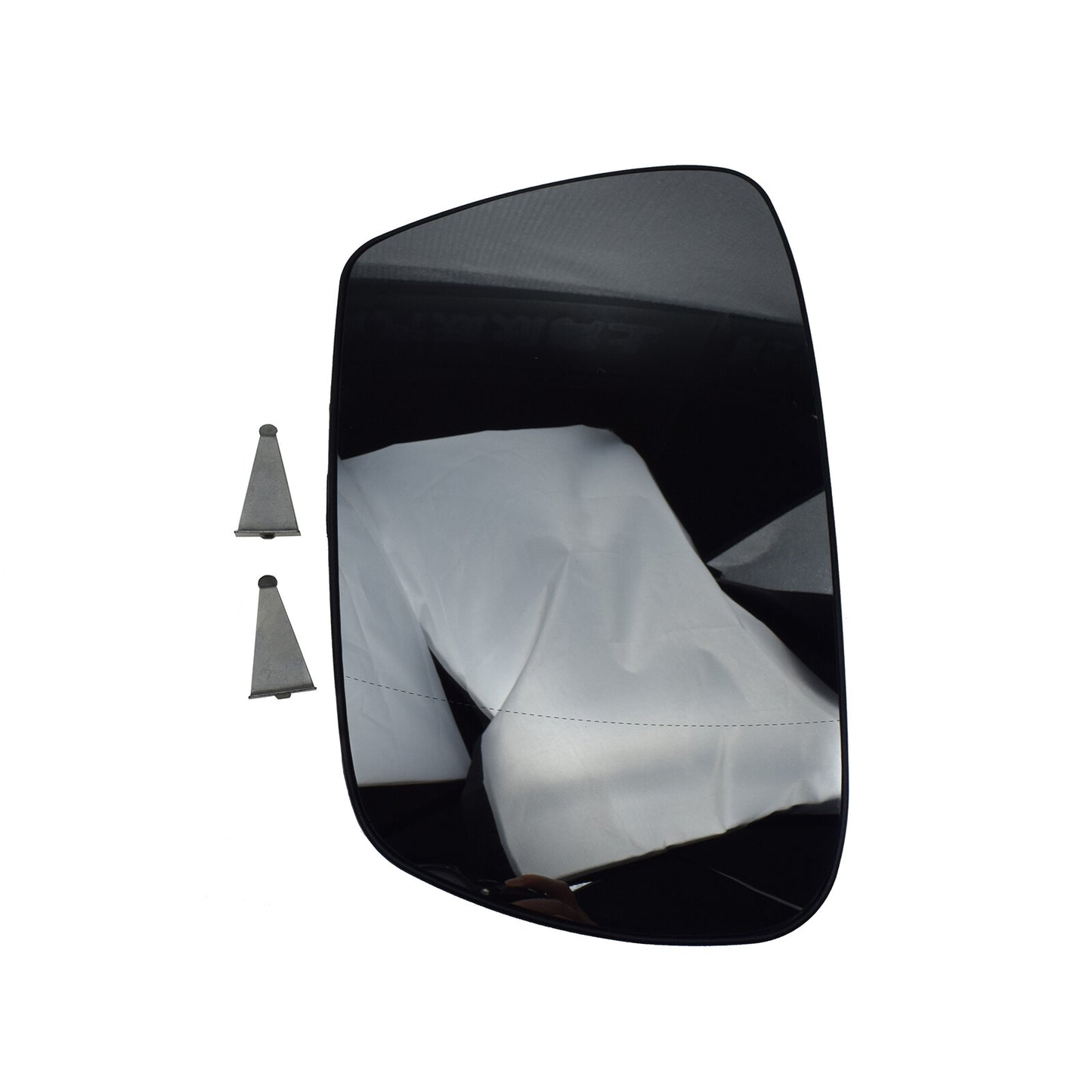 New 2005-2010 Grand Cherokee Left Driver Side Heated Door Mirror Glass - v
