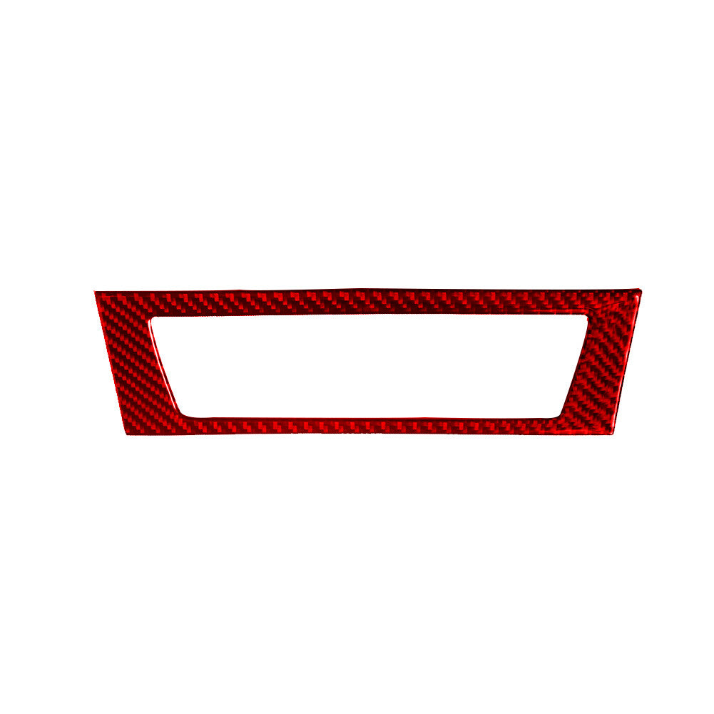 Red Carbon Fiber Driver Door Control Cover Trim For Hilux 2015-21 Type B v