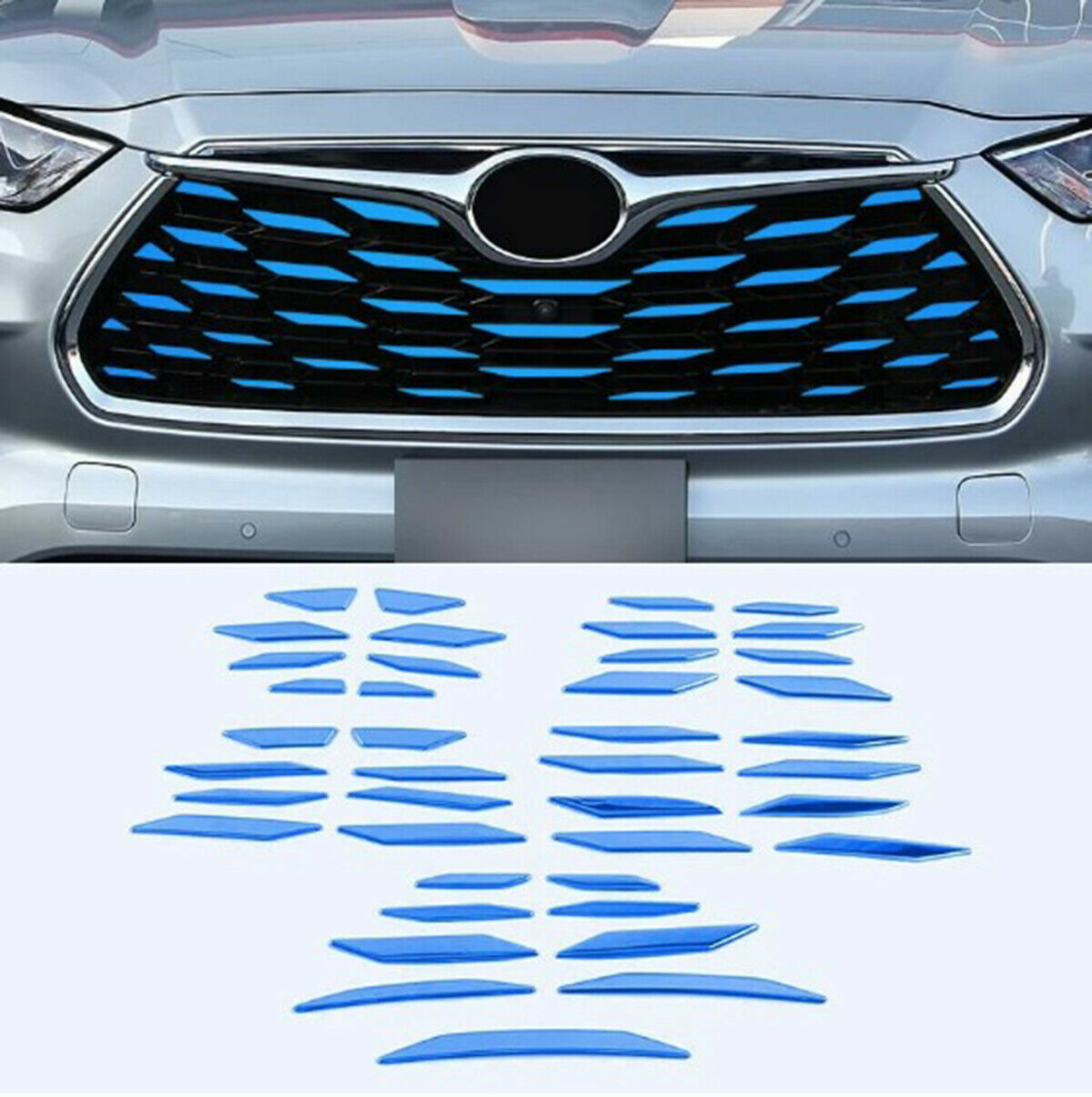ABS smoked black rear taillight cover decoration suitable for model 3/Y 2016-2022- v