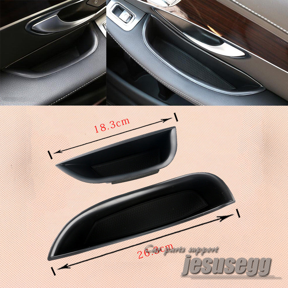 Interior Front Door Armrest Box Storage for Mercedes-Benz C-Class 2014-2015 W205 Q
