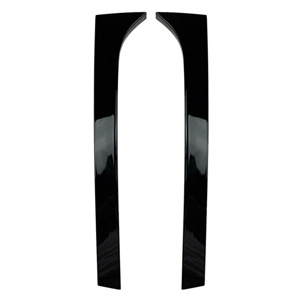 2x Glossy Black Rear Window Spoiler Side Wing Trim Cover Fit for Skoda Superb 08-15 Q