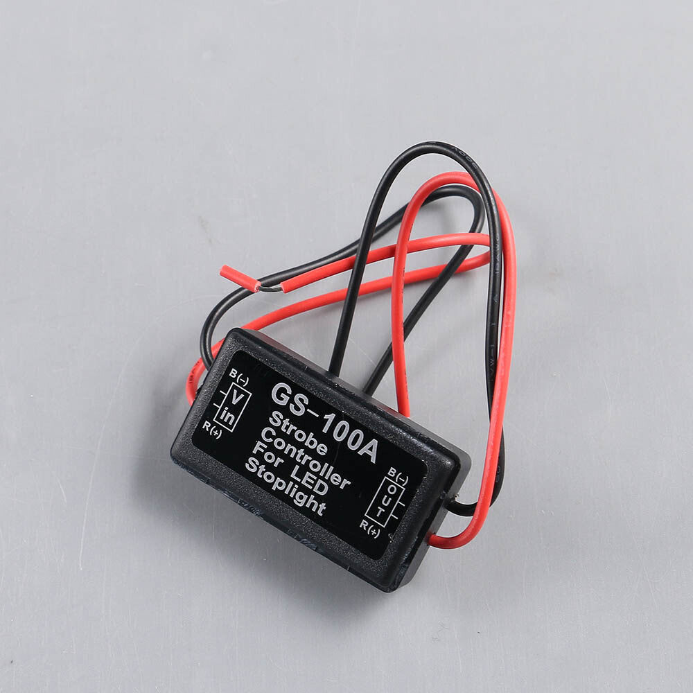 2Pc Flash Strobe Controller Box Flasher Module For Car LED Brake Lamp Stop Light Q