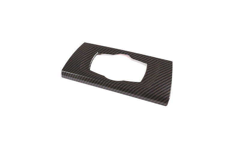 Matte genuine carbon fiber sport mode button cover trim for Corvette C8 2020-2023
