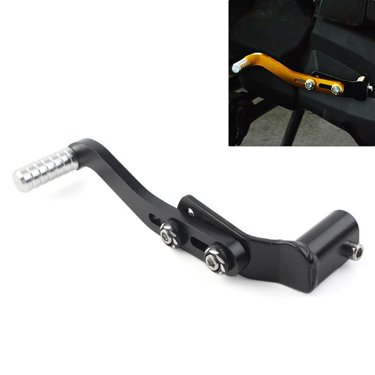 Universal Motorcycle CNC Aluminum Gear Shift Lever Footrest Pedal Shifter Black Q