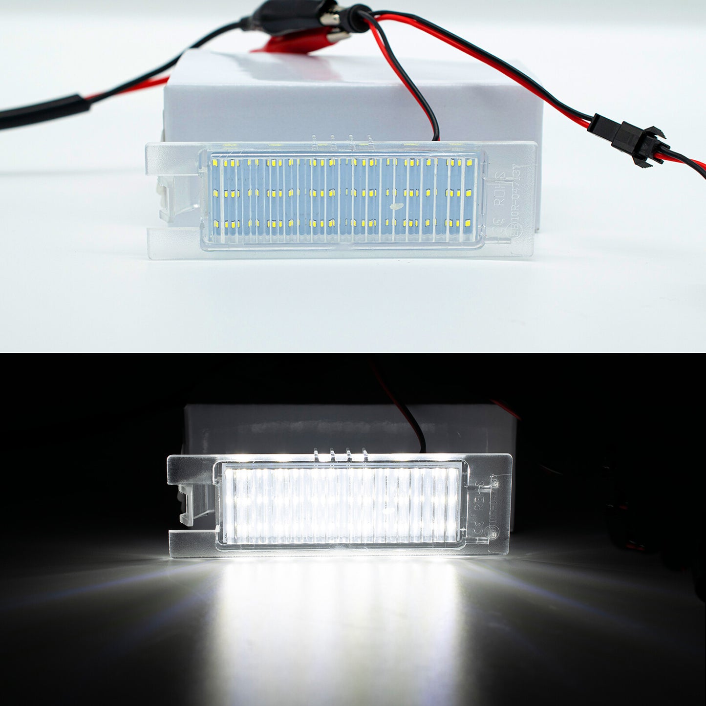 2x LED license plate lighting for Opel Astra H for Corsa C D Insignia Adam Meriva B Q