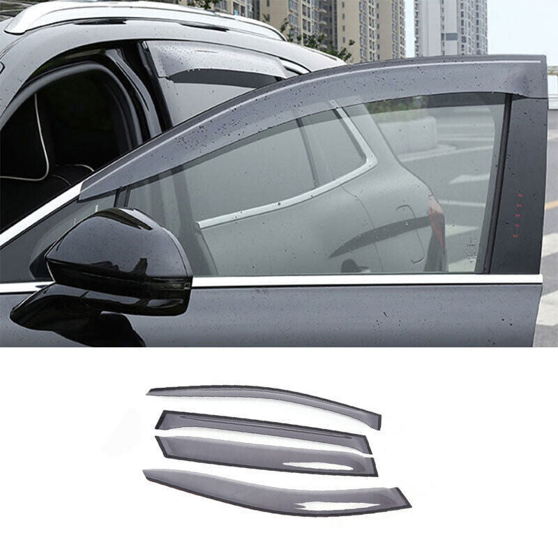 for Lincoln MKX 2016-2018 Side Window Wind Visors Sun Rain Guard Vent Deflectors