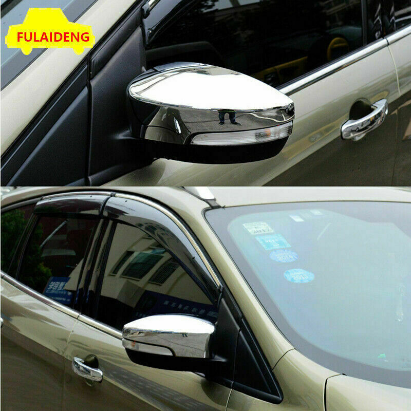 for ford  Kuga Escape 2013-2019 ABS Chrome Side Rearview Door Mirror Cover Trim