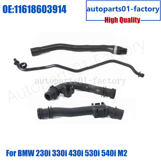 Set of 4PCS Engine Intake Manifold hose for BMW 230 330 430 530 740 X3 X4 2.0L