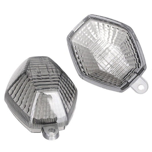 2x Turn Signal Blinker Light Lens Cover for Suzuki SV650 SV1000 Bandit Smoke