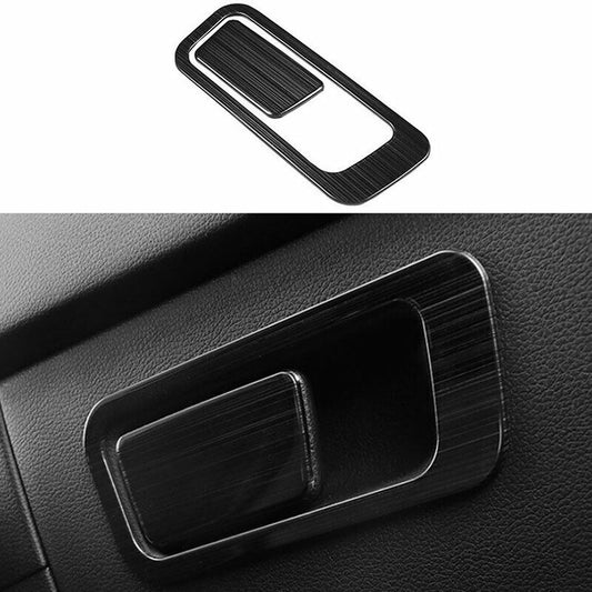 for Hyundai Sonata 2020-2023 Black steel for Co -Pilot Storage Box Handle Cover Trim