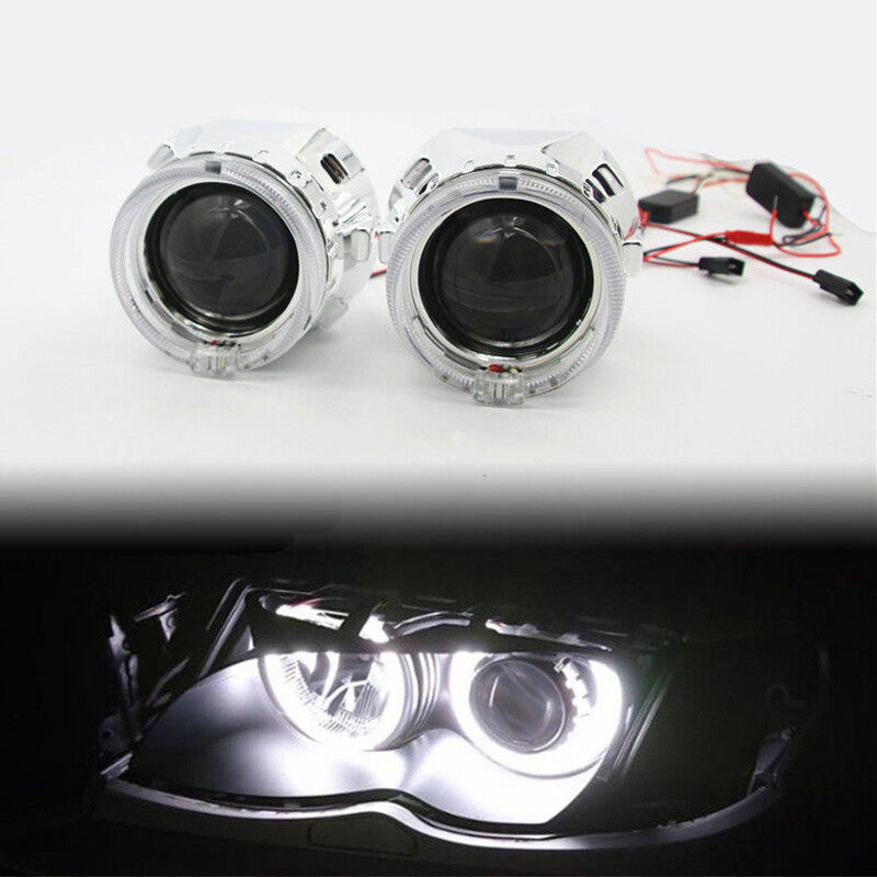 2.5 HID Bi-Xenon Projector Lens LHD/Headlights for Rheumatic Heart Disease and Light Guide Angel Eyes h1h4- n