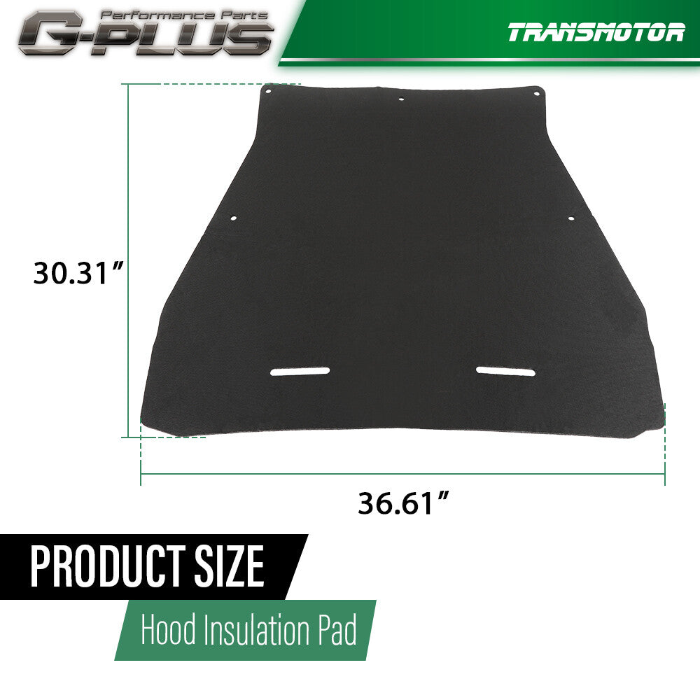 Fits 2006 - 2012 for Ranger Range Hood Insulator 1/2 with Clip Black - v
