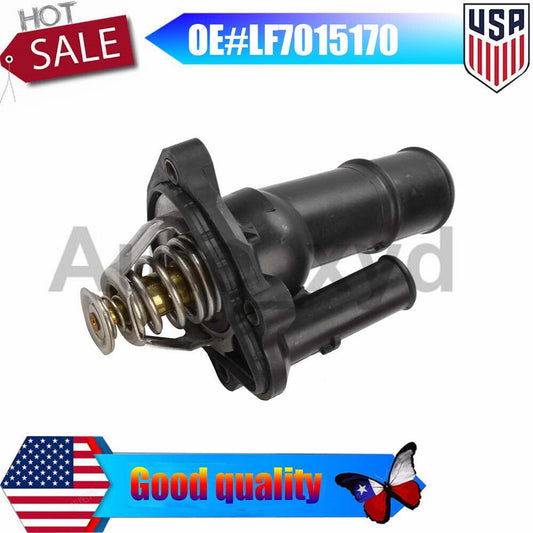 LF7015170 Engine Coolant Thermostat Housing Replacement for Mazda MX-5 for Mazda 3 Q