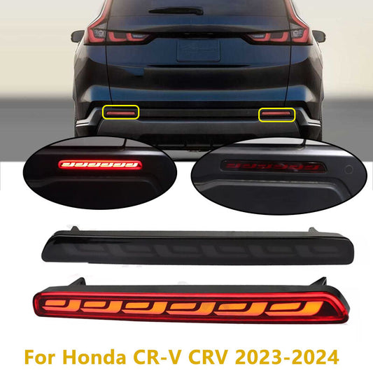 for Honda CR-V CRV 2023-2024 Rear Bumper Reflector Brake Fog DRL Indicator Light v