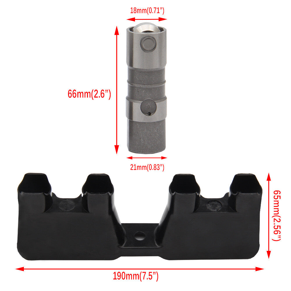 For GM Performance LS7 LS2 16 Hydraulic Roller Lifters & 4 Guides 12499225 HL124 n