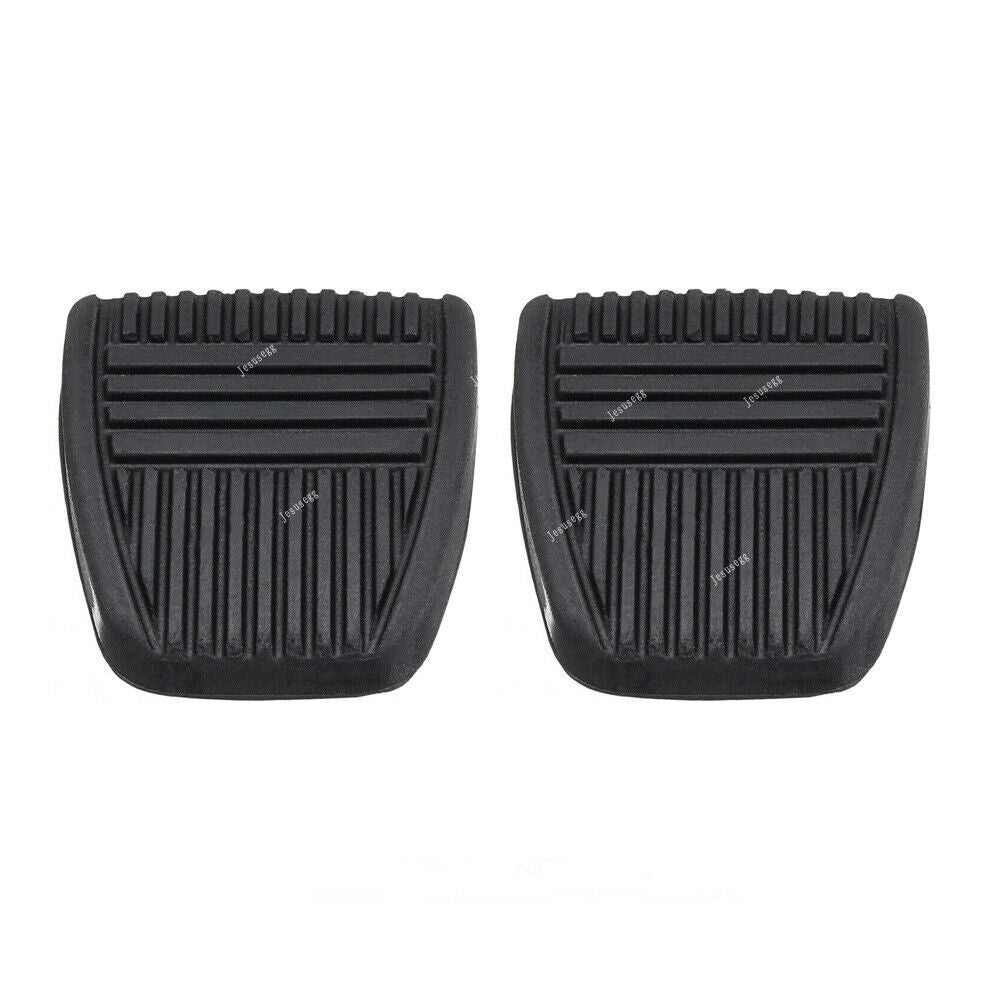 2Pcs Brake Clutch Pedal Pad Black Rubber Fits for Lexus for Toyota 4Runner 31321-14020