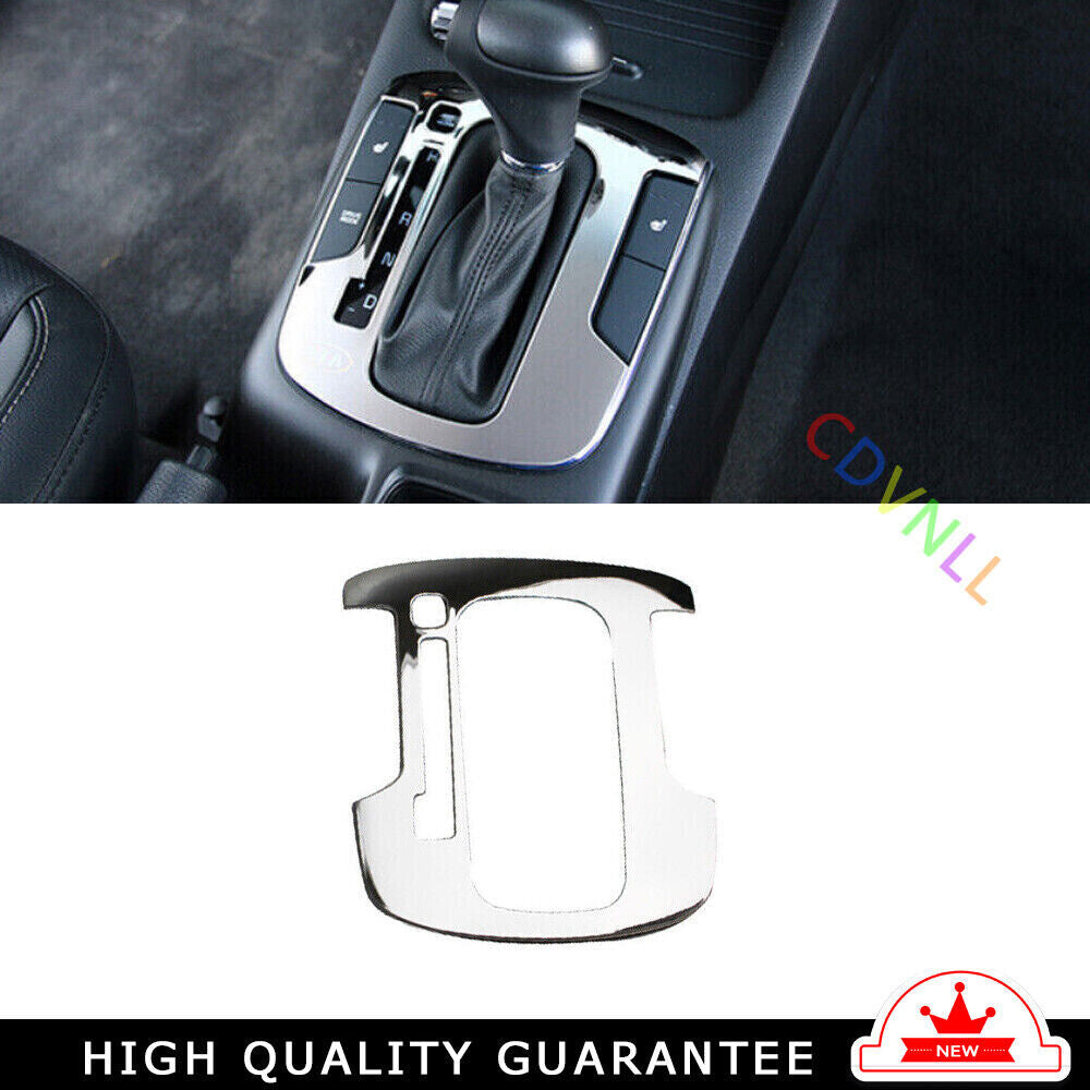 Car Central Console Gear Shift Decor Trim for Kia K3 Forte 2014-16 Chrome Steel
