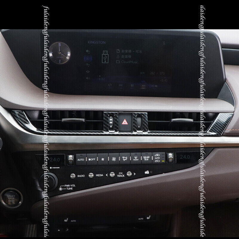 for Cadillac ATS 2014-2019 Real Carbon Fiber Rear Door Trunk Lid Tail Gate Trim v