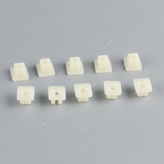 10Pcs Screw Grommet Splash Guard White Square 90682-SB0-003 for Honda for Accord Q