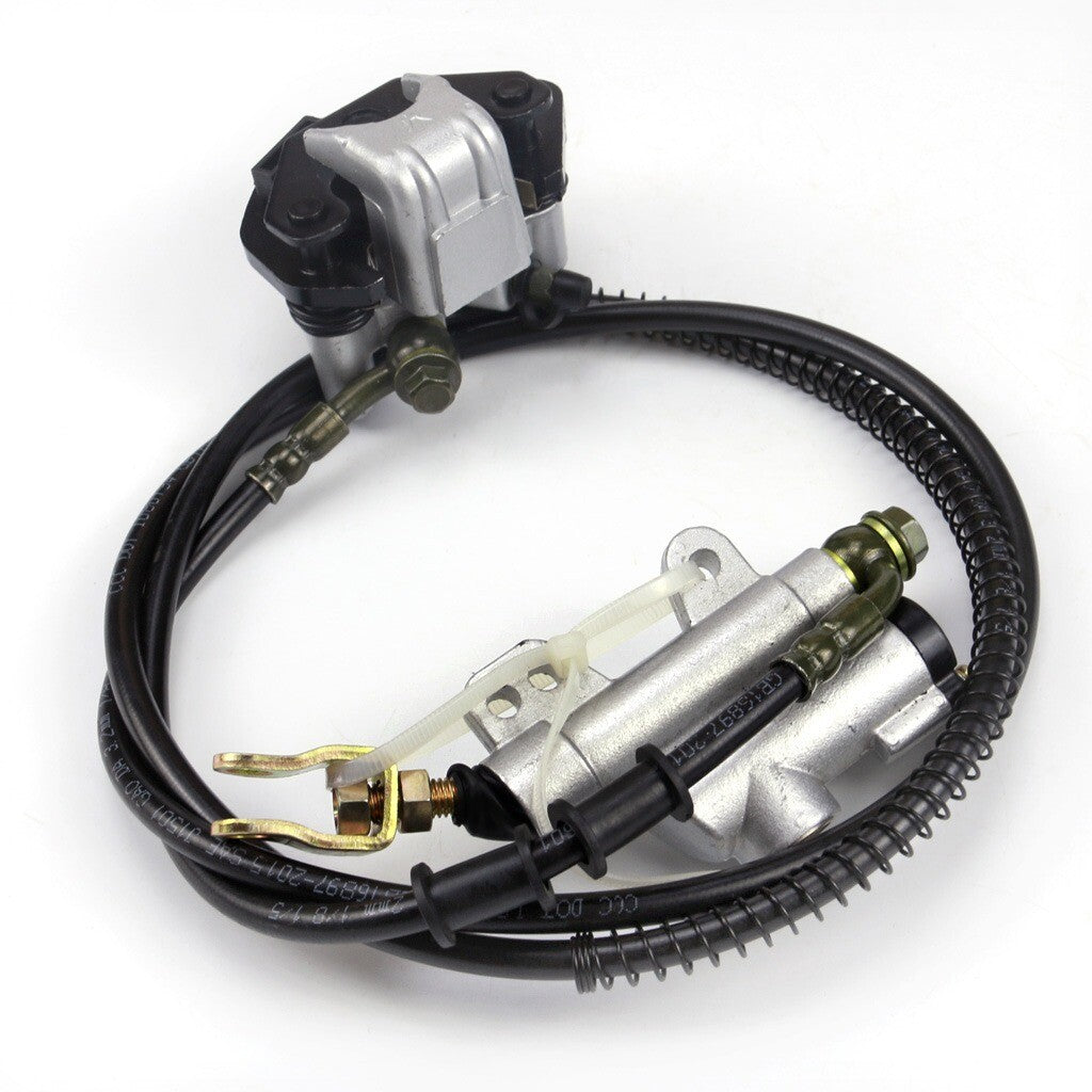 Go-kart rear hydraulic brake caliper master cylinder disc rotor for mini bicycle all-terrain vehicle