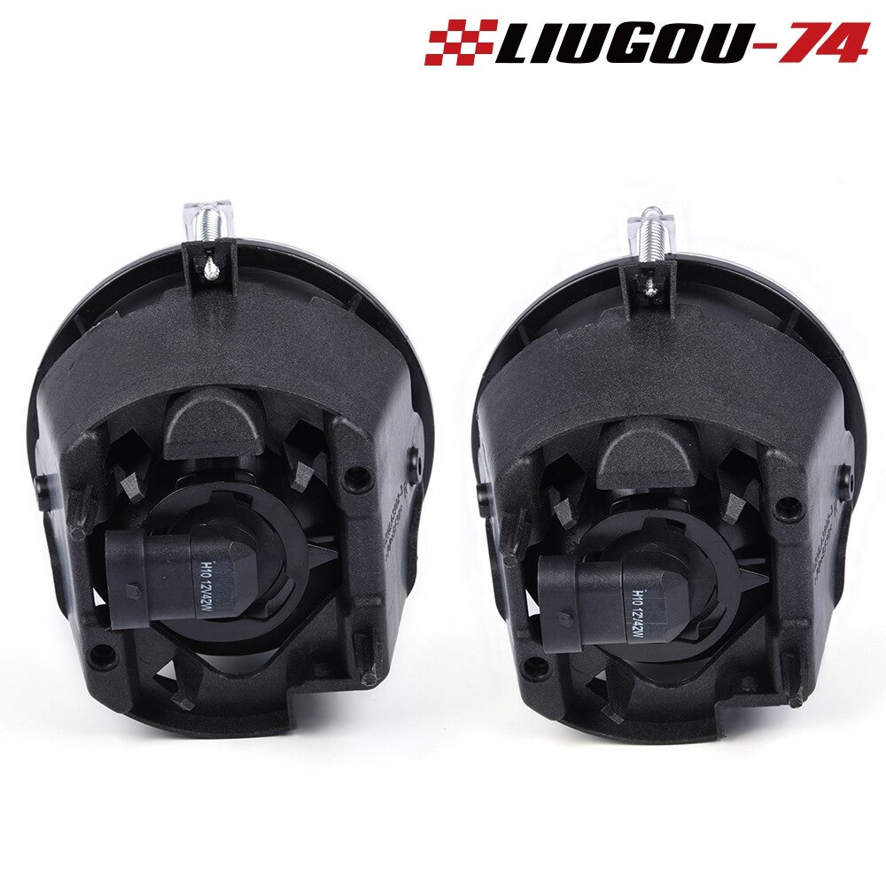 2-Pack Fit for Jeep Grand Cherokee 2005-2010 Clear Impact Fog Light Strip Blubs LH+RH- v