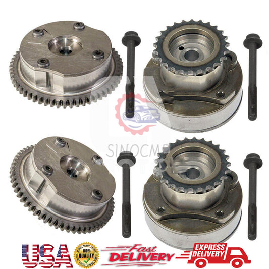 4PCS Exhaust CVVT Engine Timing Camshaft Sprockets  Intake for Lincoln for Mustang