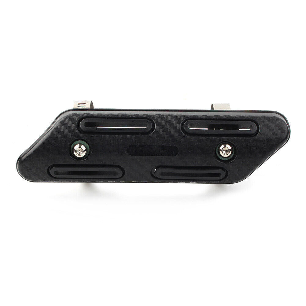 Universal Exhaust Muffler Pipe Heat Shield Cover Heel Guard Motorcycle