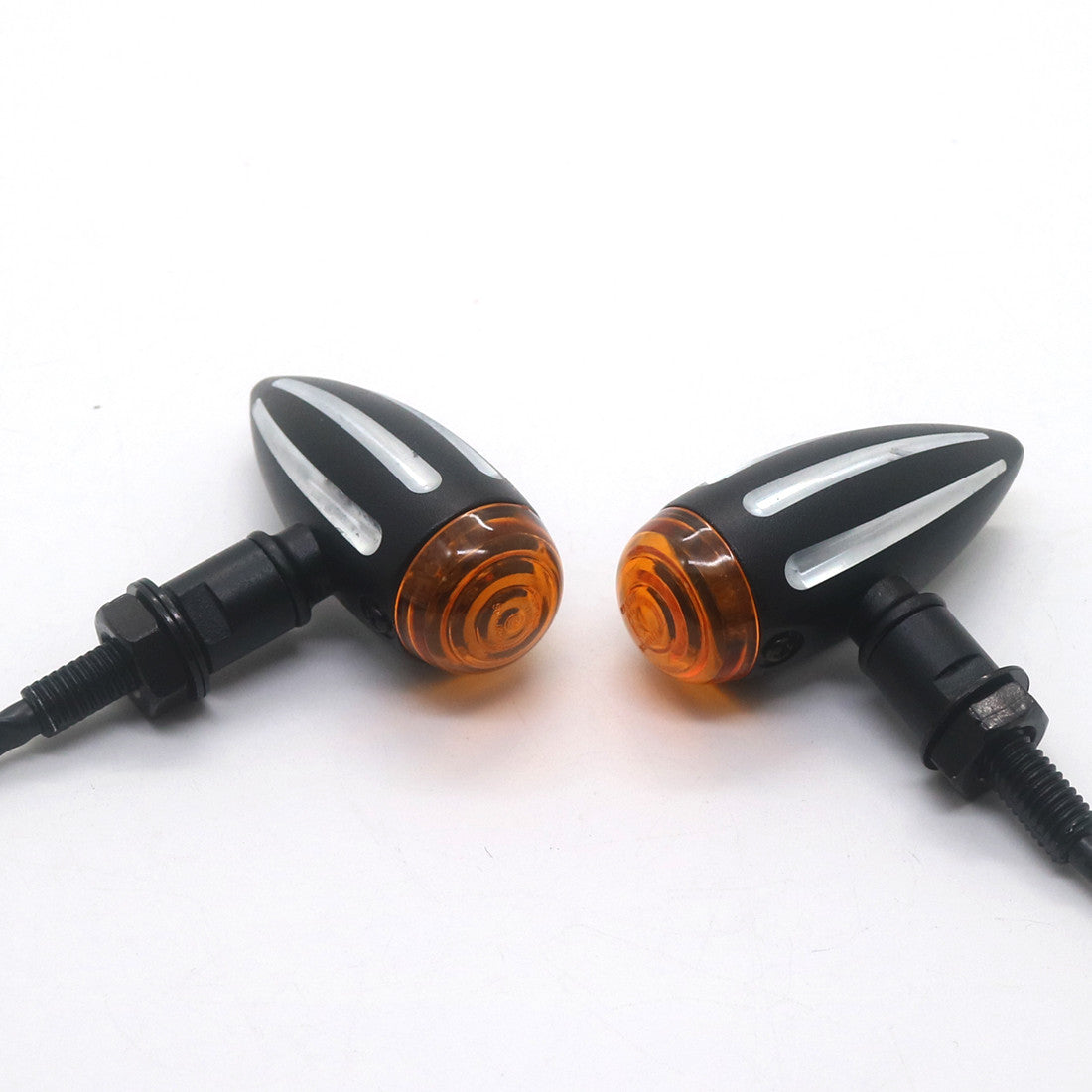 Motorcycle Black CNC Edge Cut Turn Signal Light for Harley for Honda for Yamaha for Suzuki Q