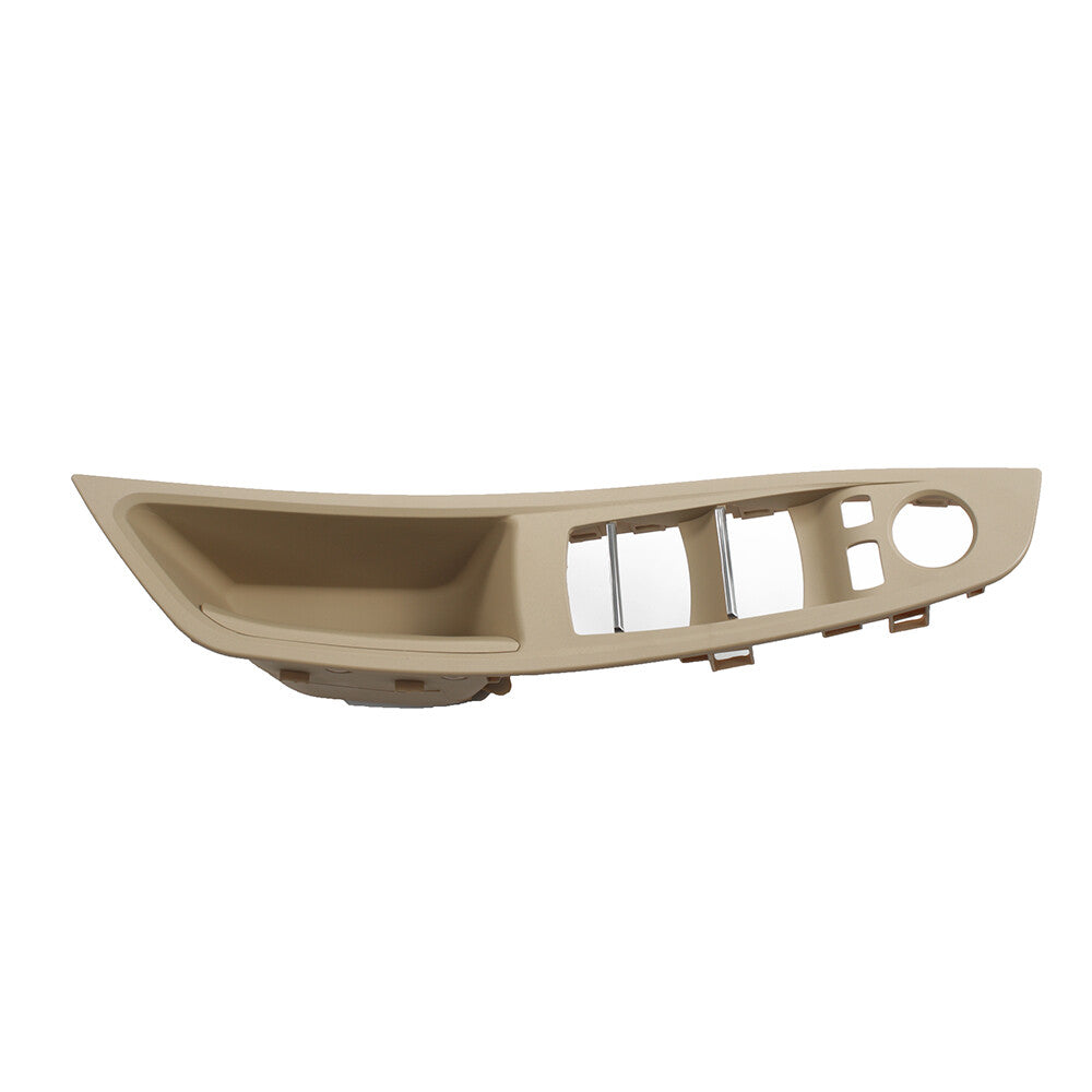 Left Door Panel Handle Pull Trim Cover Beige Fits For 2010-2016 5 Series F10 F11 Q