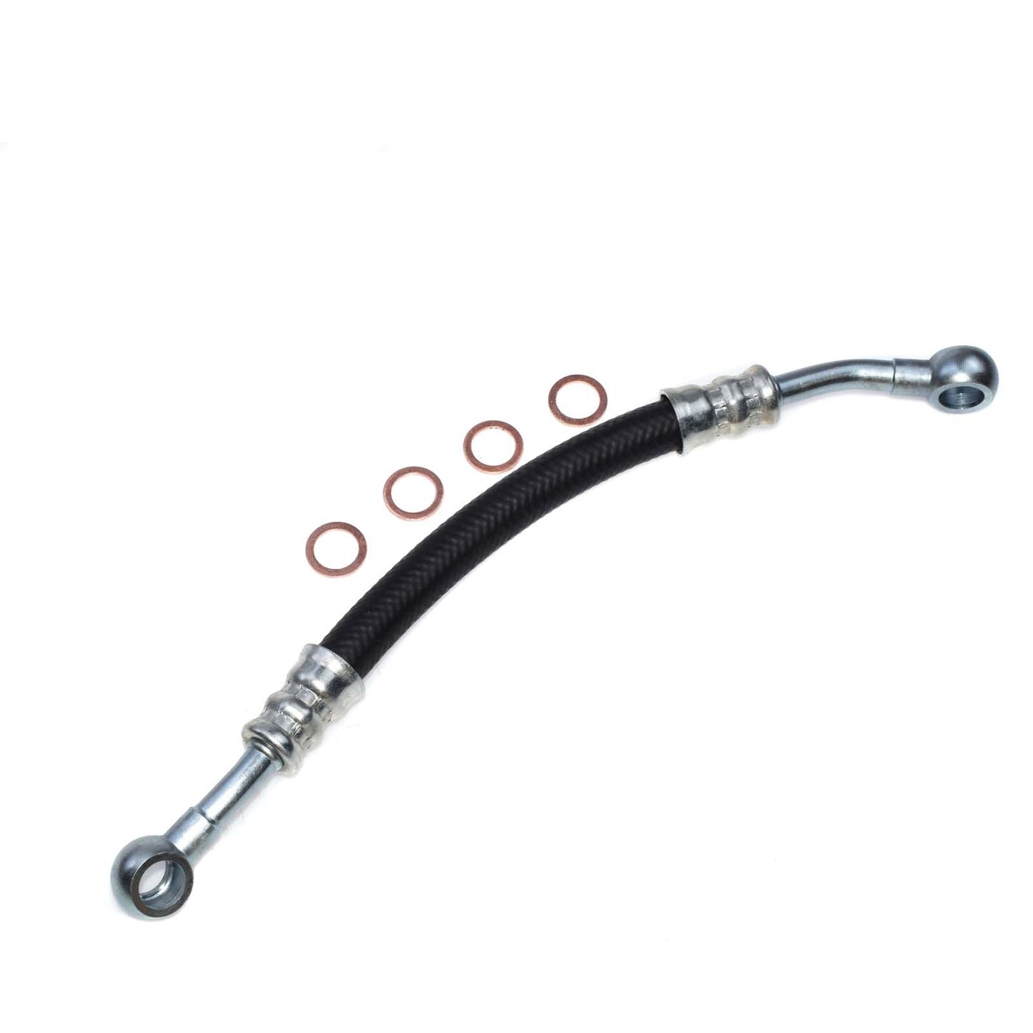 For E46 330i Oil Supply Line Hose W/ 4 Seal Washers Rings 11 36 1 705 532 n