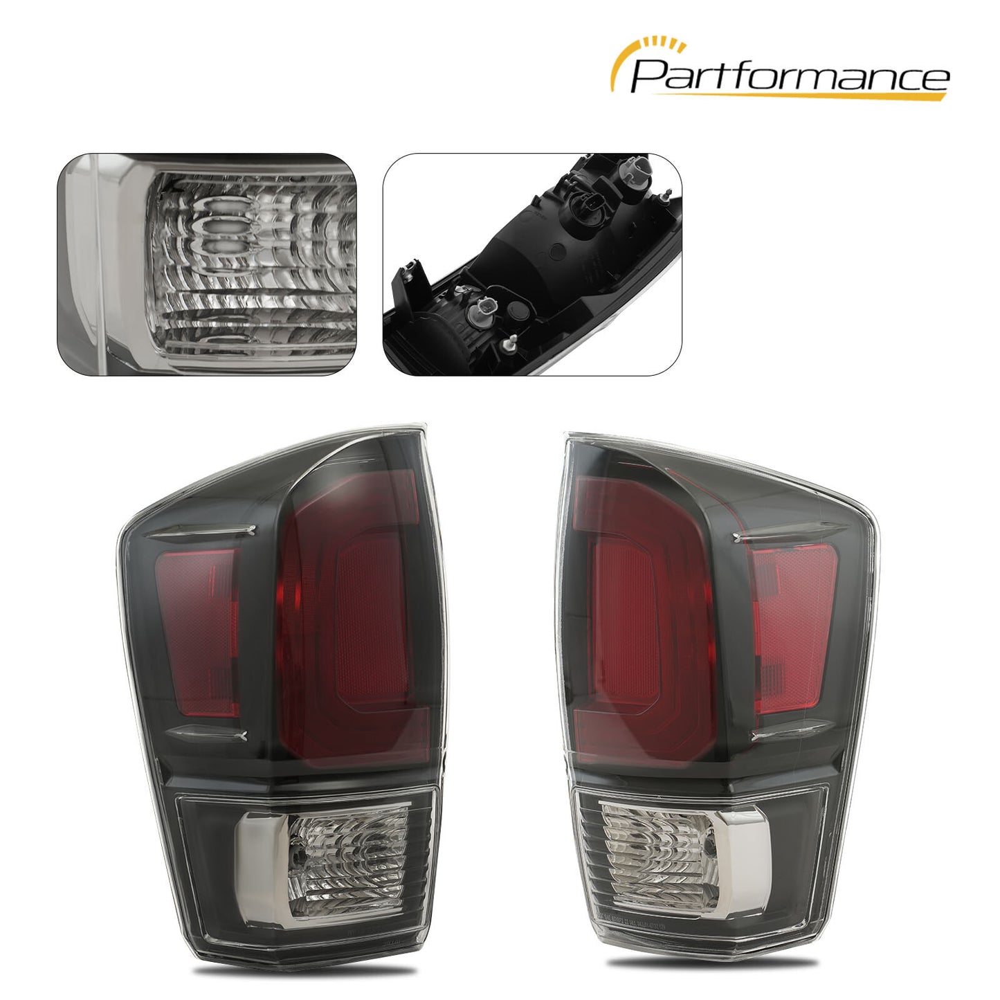 Fit for 2020 - 2022 Tacoma Left and Right LED Tail Lights Replacement Rear Lights - v