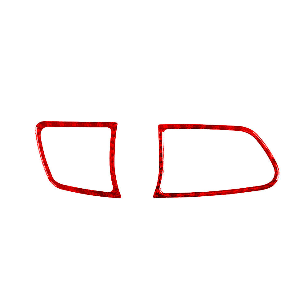 Red Carbon Fiber Air Vent Outer Frame Trim Cover for Hyundai for Veloster JS 2019-22