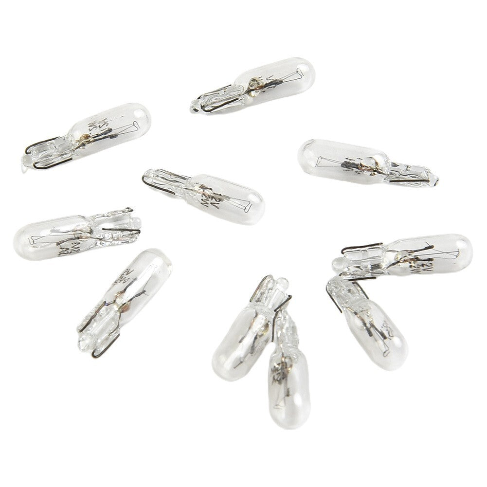 10-Piece T5 286 Car Dashboard Bulb Kit (12V)
