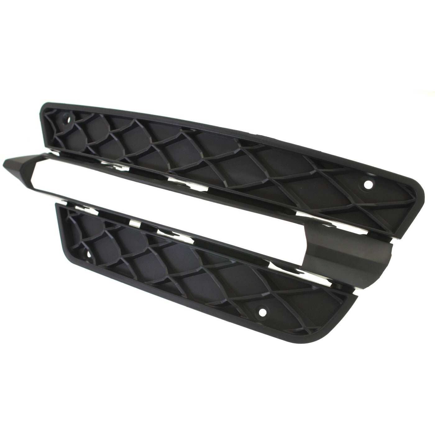 Bumper grille for 2012-2014 C250 C300, right-side textured black plastic. n