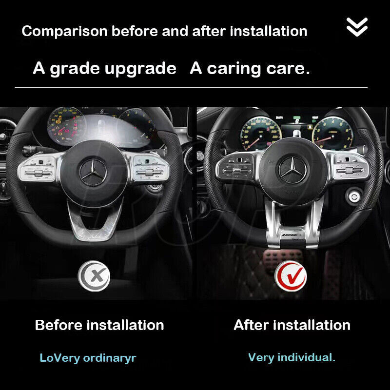 for Mercedes-Benz Steering Wheel Cover AMG Performance Lower Trim A0004641900