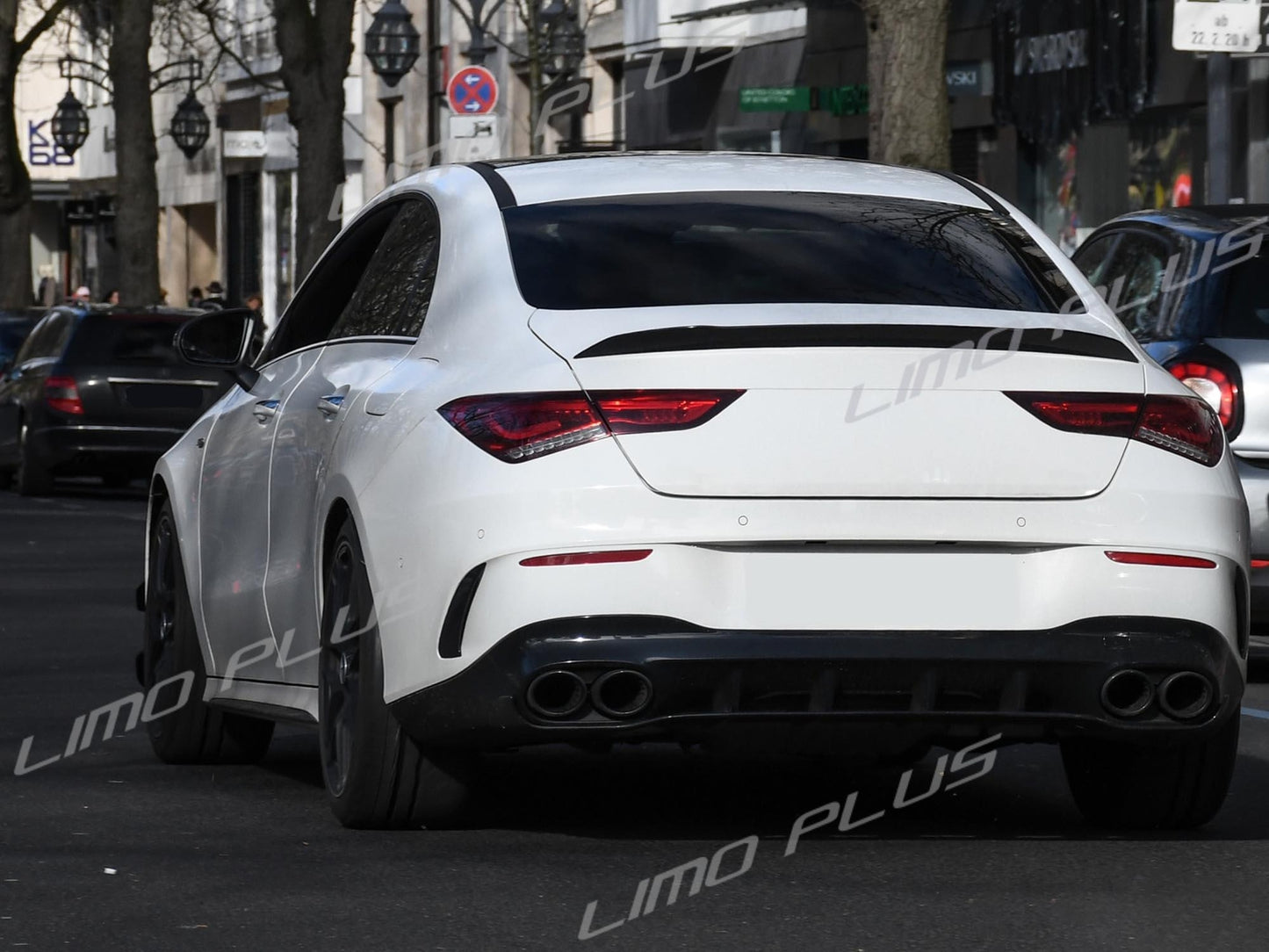 For 2020-2023 for Mercedes C118 CLA250 CLA35 AMG Rear Side Vents Trim Gloss Black