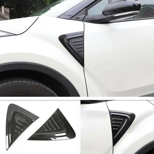 2X Carbon Fiber Look Side Body Molding Trim Cover For 2018-2022 for Toyota CHR C-HR