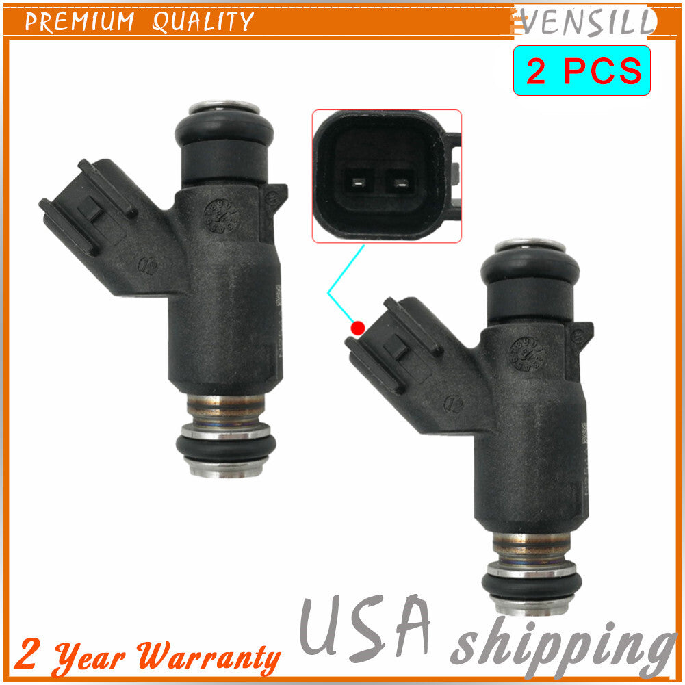Set of 2 Pcs Fuel Injector Fits for Harley 25 Degree Motorcycle 27709-06A